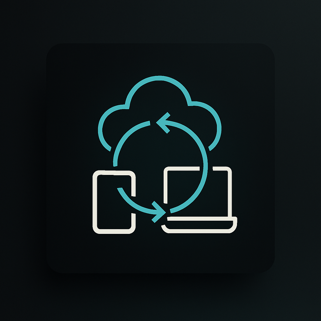 Cloud sync illustration